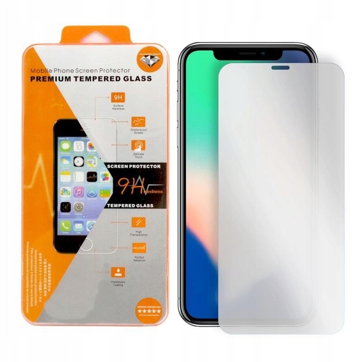 Стъклен протектор Tempered Glass Orange за Apple iPhone X/iPhone XS, Прозрачен