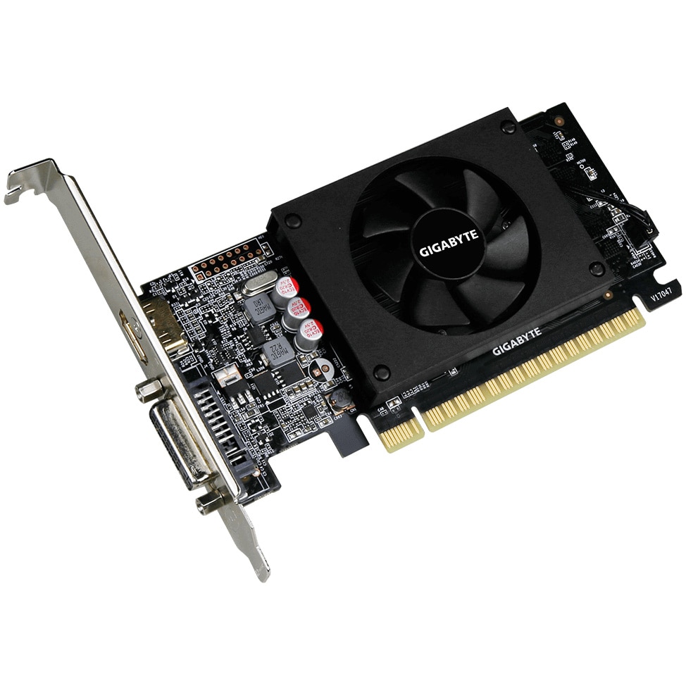 Placa video Gigabyte NVIDIA GeForce GT 710, 1GB GDDR5, 64-bit - eMAG.ro