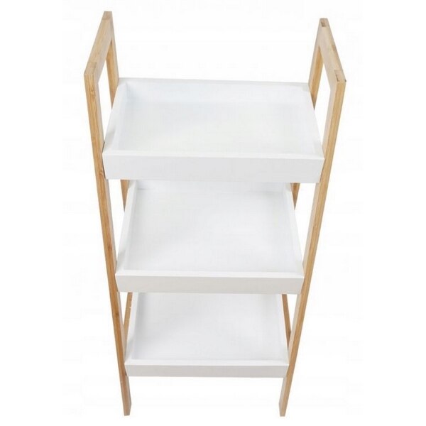 Etajera cu 3 rafturi, Modernhome, alba