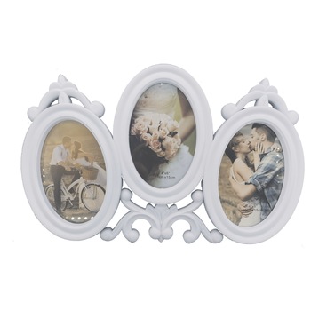 Rama foto, din plastic, ClauM, 10x15cm, alba, 6-3/10 Rama foto, din plastic, ClauM, 10x15cm, alba, 6-3/10