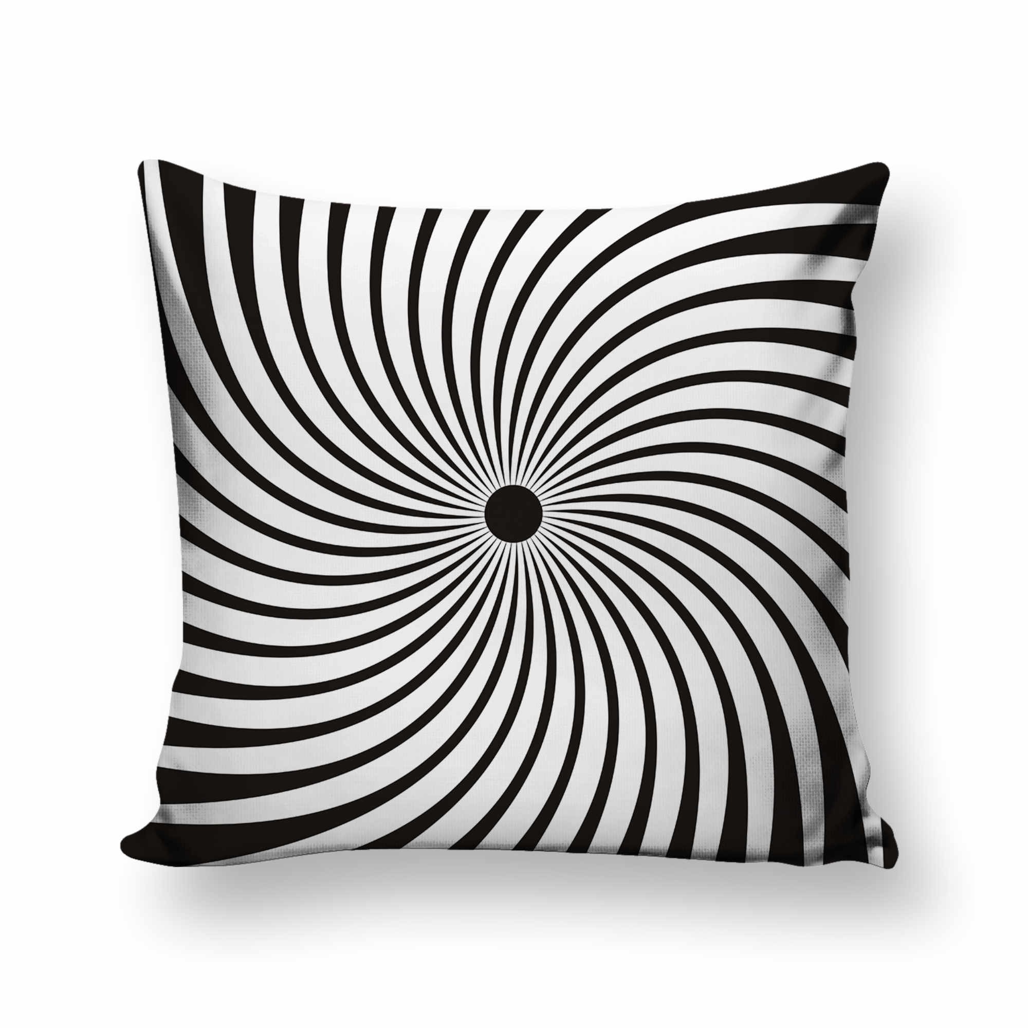 Perna decorativa, hipoalergenica, poliester + fibra poliester siliconizata, model abstract, 50 x 50 cm