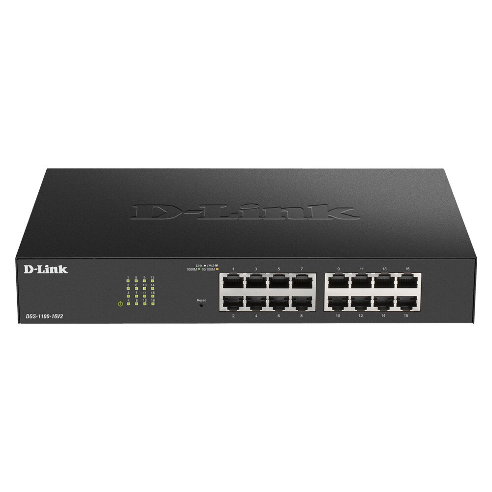 Switch D-Link DGS-1100-16V2, 16 ports Gigabit
