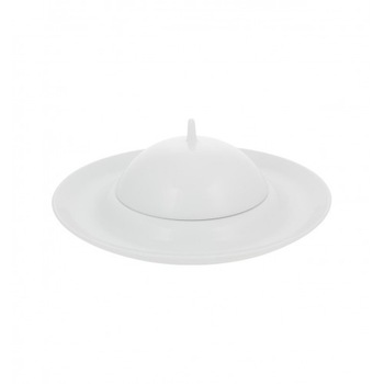 Farfurie adanca din portelan cu capac, 30 cm - pentru paste Farfurie adanca din portelan cu capac, 30 cm - pentru paste