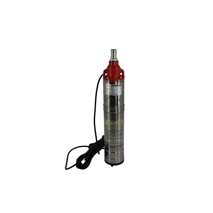 DDT PROFI QGD120 Búvárszivattyú, 100% Réz tekercselés, 1.2 kW, 3 m³/h, 120 m, Rozsdamentes acél/Öntöttvas