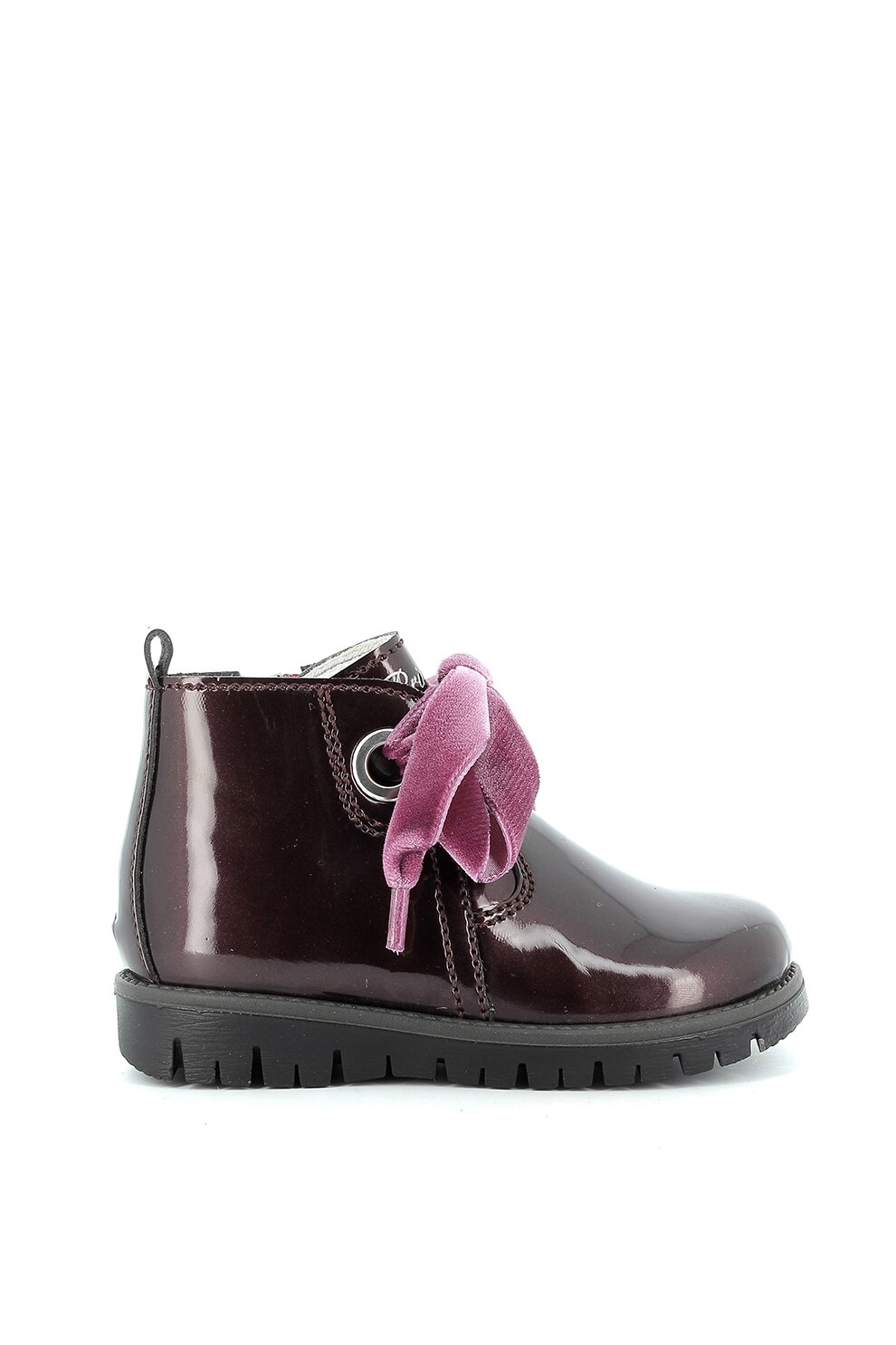 Primigi, Ghete de piele ecologica lacuita, Violet tyrian/Roz, 20 EU