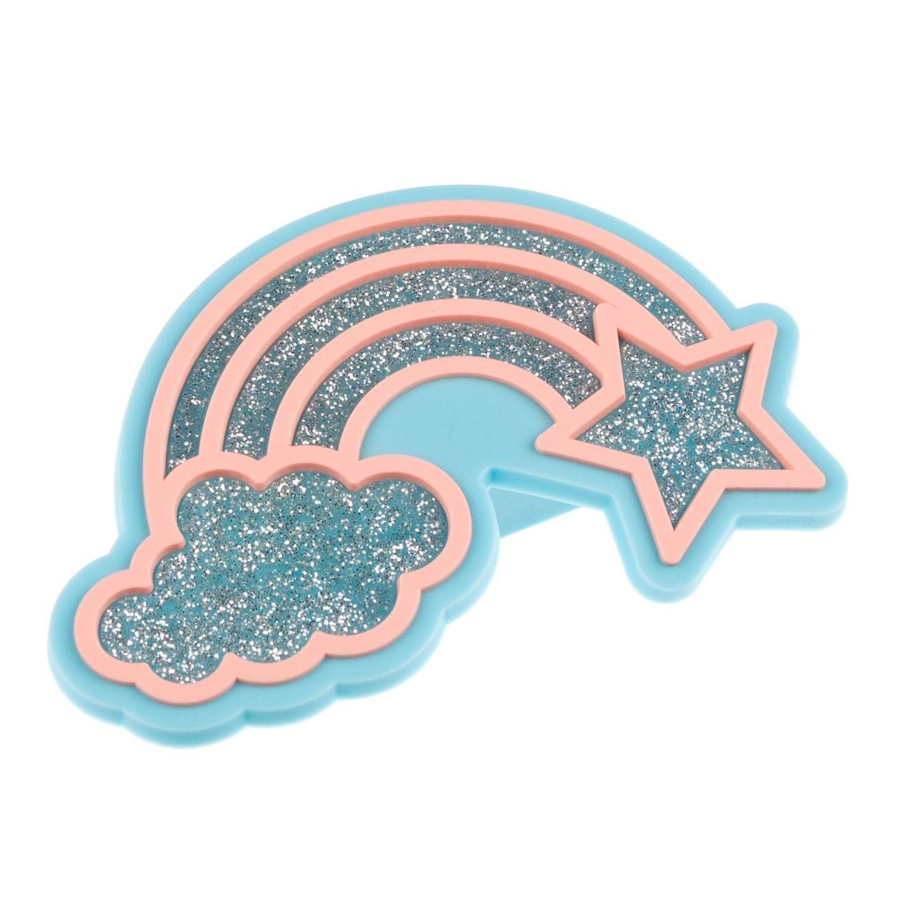 Ascutitoare, Zola®, in forma de stea si nor, cu sclipici, 8.5 cm