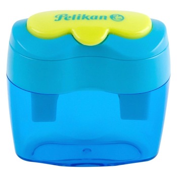 Ascutitoare, Pelikan, cu 2 gauri, albastra Ascutitoare, Pelikan, cu 2 gauri, albastra