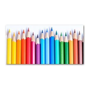 Tablou Pe Sticla 140x70cm Imagine Imprimata Sticla Decorarea Peretilor Creioane Colorate Emag Ro