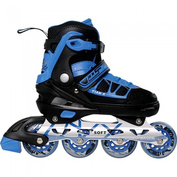 Role reglabile TE-281A, negru-albastru, 38-41 Role reglabile TE-281A, negru-albastru, 38-41