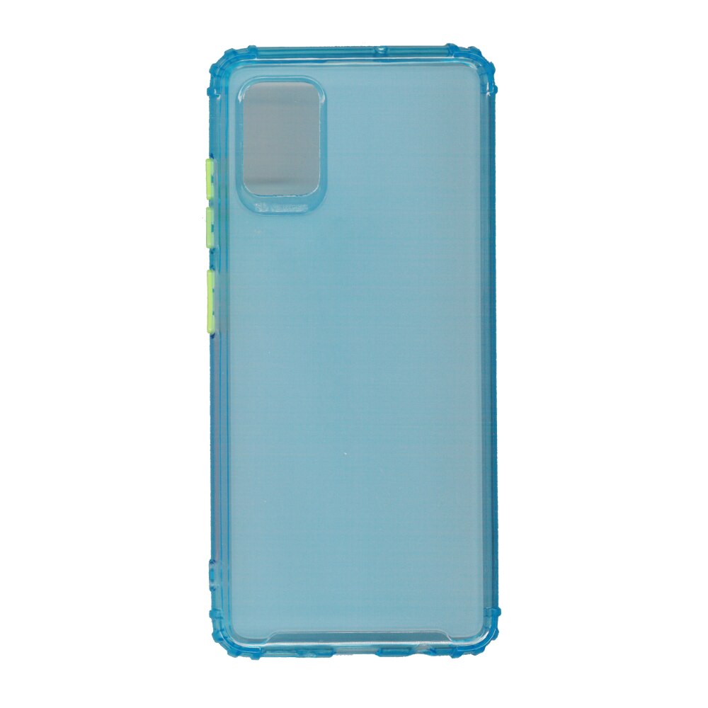 Husa din silicon matte crack, pentru Samsung Galaxy A51, blue