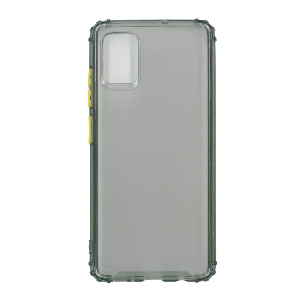 Husa din silicon matte crack, pentru Samsung Galaxy A51, gri