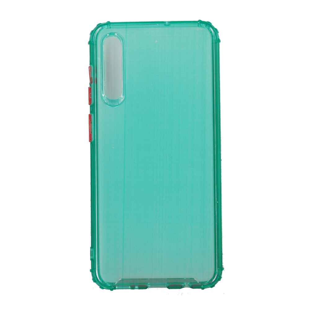 Husa din silicon matte crack, pentru Samsung Galaxy A50, verde