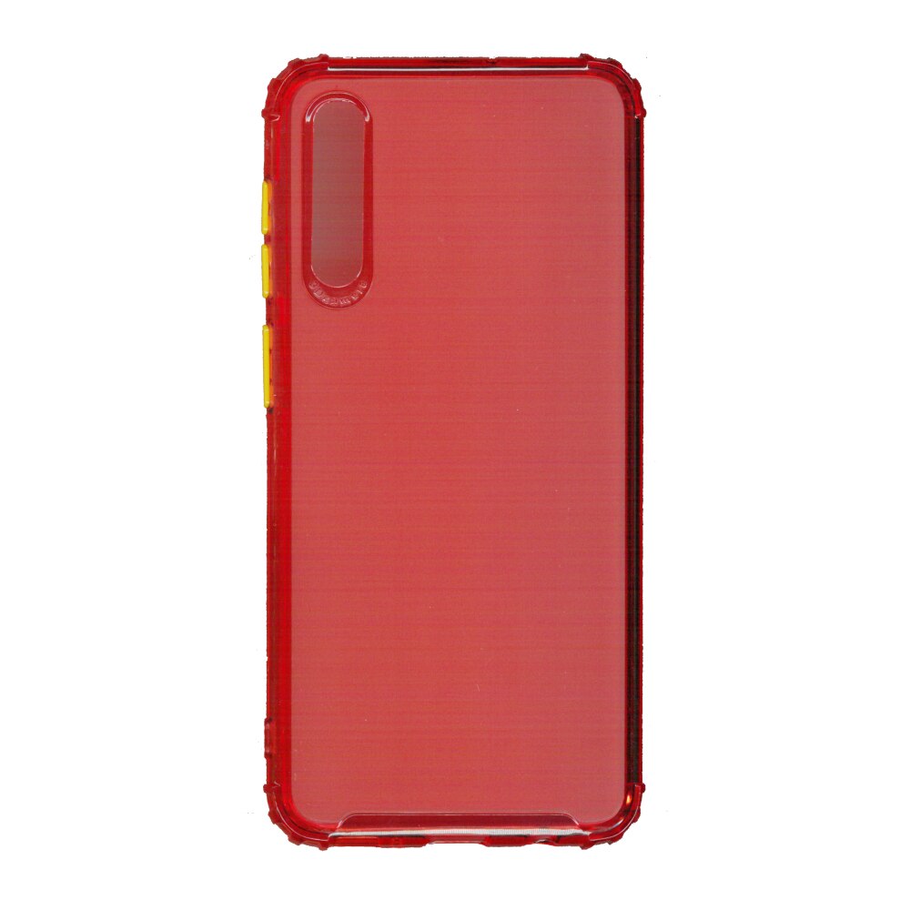 Husa din silicon matte crack, pentru Samsung Galaxy A50, rosu