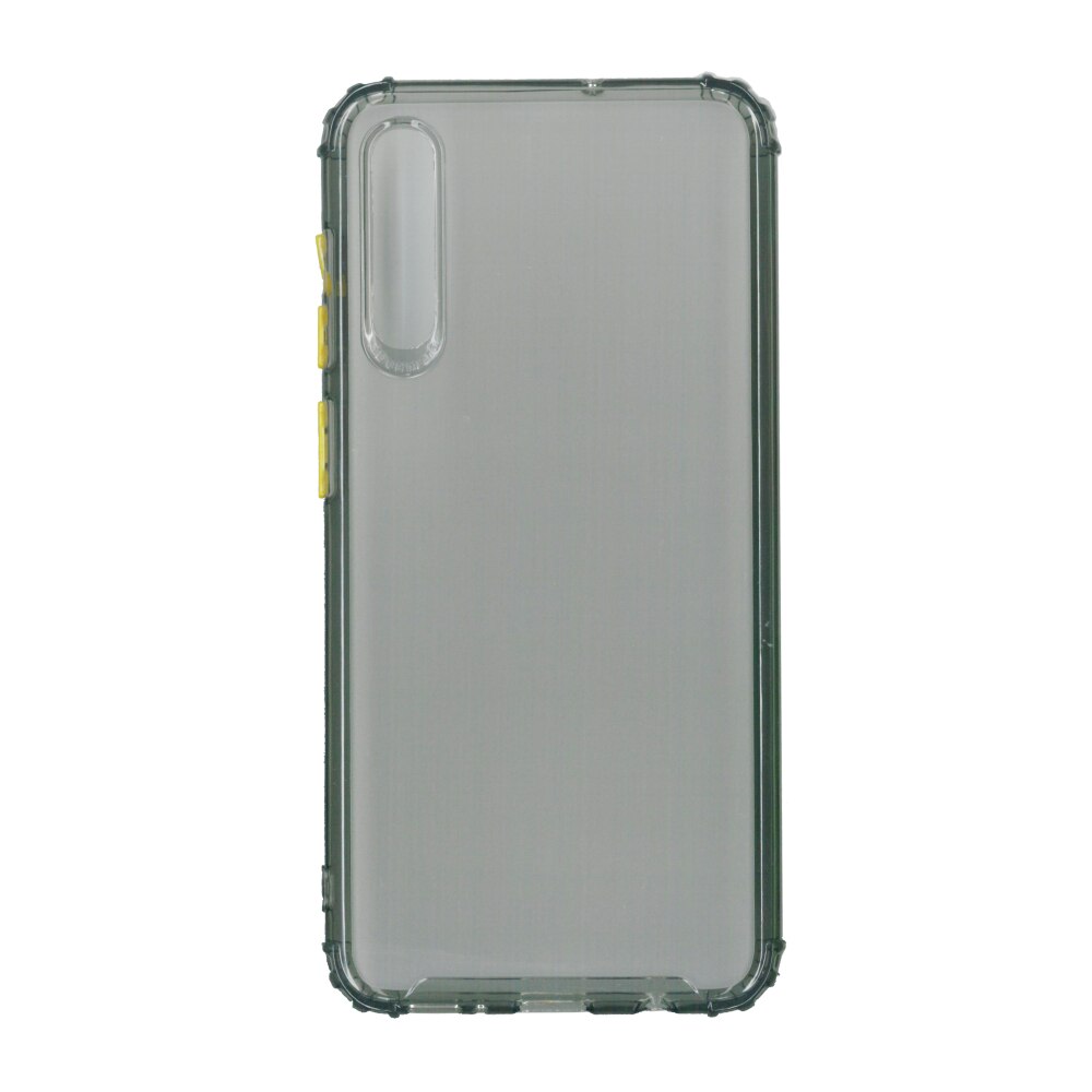 Husa din silicon matte crack, pentru Samsung Galaxy A50, gri