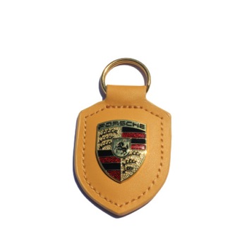 Breloc Porsche Shield, multicolor/galben, piele Breloc Porsche Shield, multicolor/galben, piele