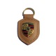 Breloc Porsche Shield, multicolor/maro, piele