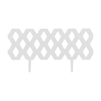 bordura gardulet decorativ plastic pentru gazon sau flori dimensiuni 60x22cm alb imagen 32_0_
0