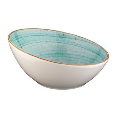 Bol inclinat portelan, 8cm, 60cc, Bonna-Aqua, 010124