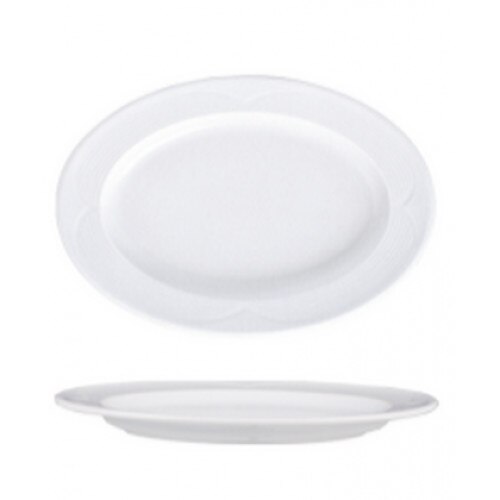 Platou oval din portelan Colectia SATURN, Gural, 21 x 14 cm, 017615