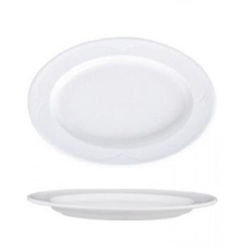Platou oval din portelan Colectia SATURN, Gural, 21 x 14 cm, 017615 Platou oval din portelan Colectia SATURN, Gural, 21 x 14 cm, 017615