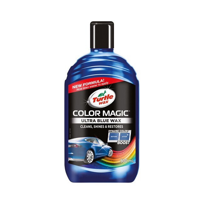 Solutie polish auto Turtle Wax Color Magic Plus Dark Blue, 500ml