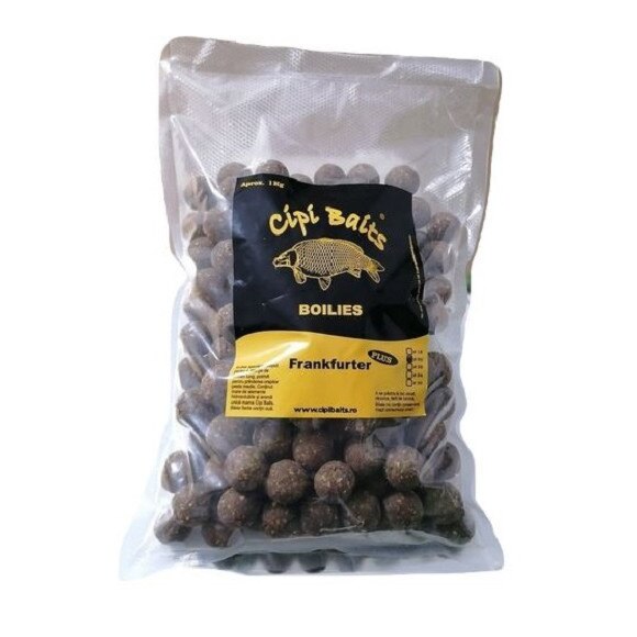 Boiles Frankfurter+, 20mm (Fierte), Cipi Baits, gramaj 1 Kg