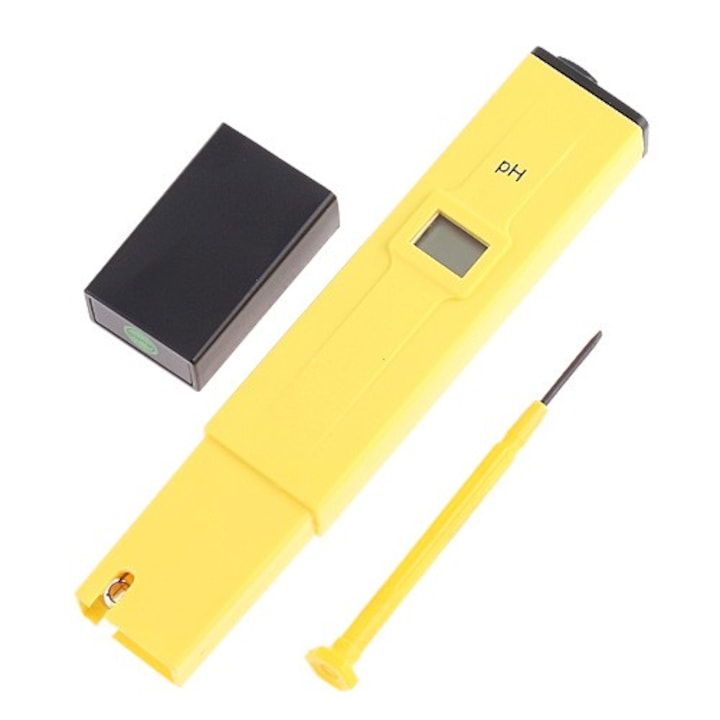MyWater pH tesztmérő, sárga