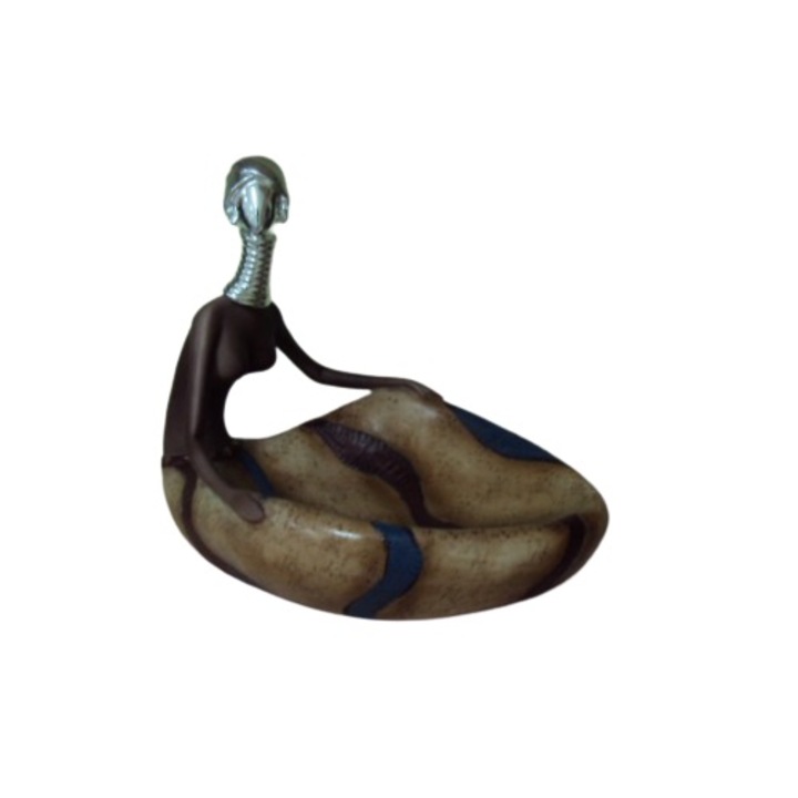 Декоративна фигура, Фруктиера, 11343, Жена, Многоцветна, 17см/ 23см/ 21см