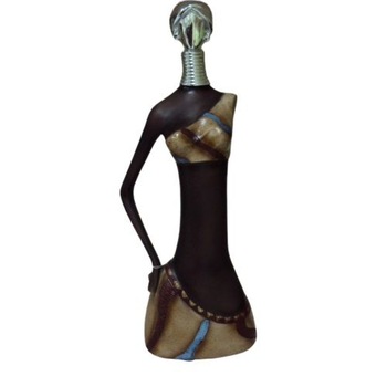 Statueta silueta femeie 11345, Plastic/Lemn, 16 cm x 44 cm, Multicolor Statueta silueta femeie 11345, Plastic/Lemn, 16 cm x 44 cm, Multicolor