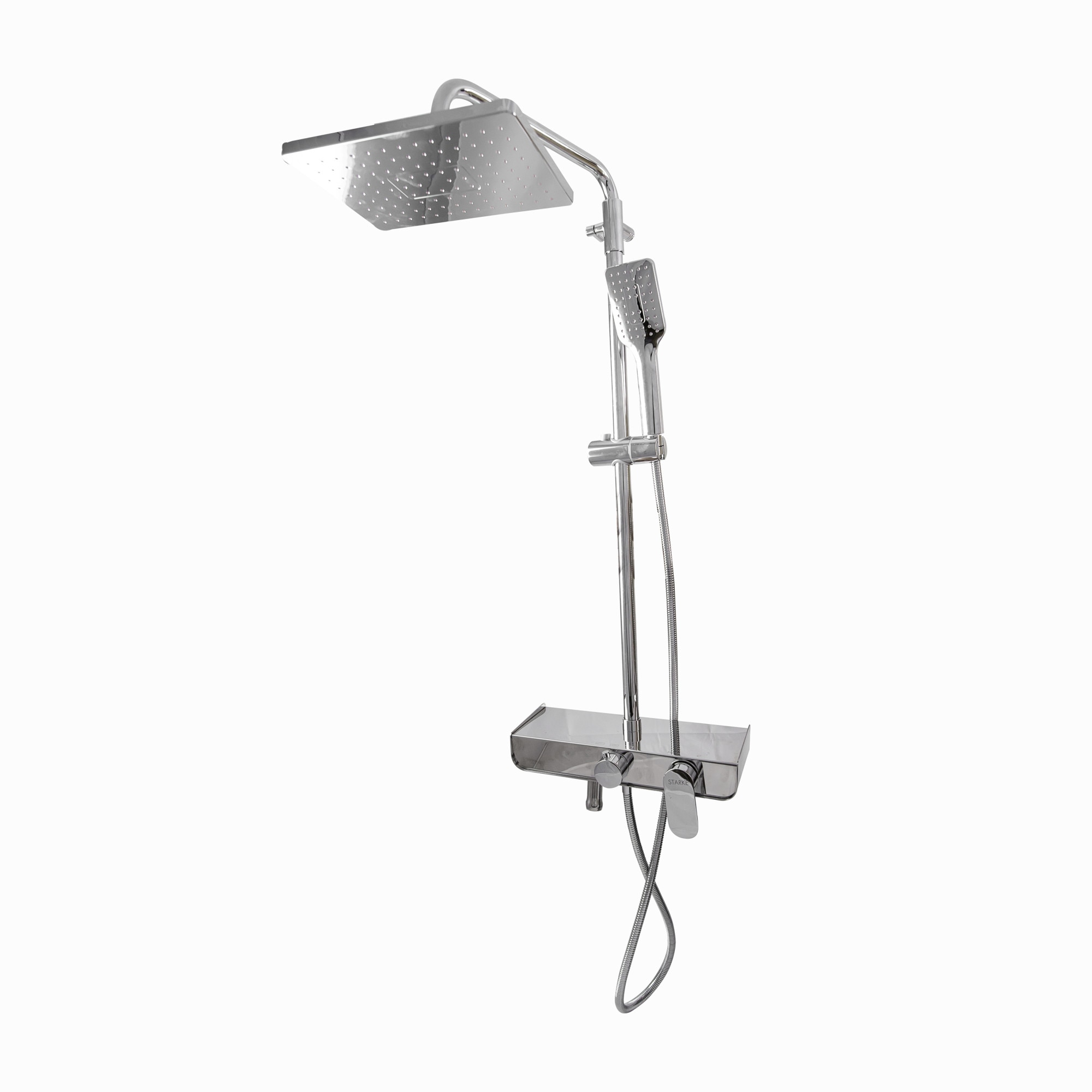 Coloana dus Starke cu para si furtun, 3 functii, alama sanitara, cromat, SJG-2450