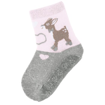 Sosete fete Sterntaler, roz/gri, marimea 23-24 Sosete fete Sterntaler, roz/gri, marimea 23-24