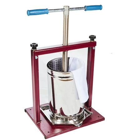 Teasc / Presa pentru struguri din Inox 15L, Eurounelte, cu golire rapida