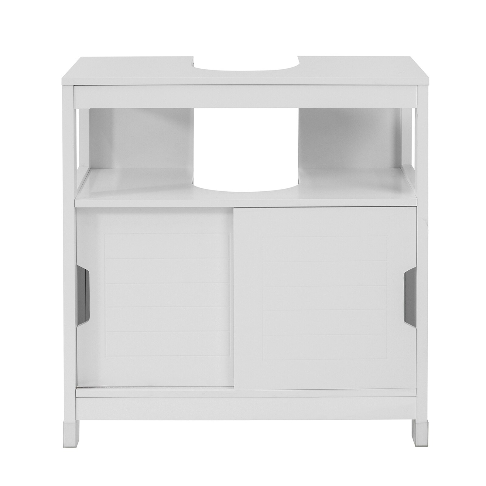 Masca chiuveta SoBuy, FRG128-II-W, 60 x 30 x 61 cm, MDF, Alb