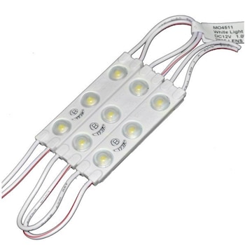 Set 20 module LED cu lentila (incapsulate), 3 led-uri, SMD 2835, 12V, 1.5W, Lumina Verde Set 20 module LED cu lentila (incapsulate), 3 led-uri, SMD 2835, 12V, 1.5W, Lumina Verde