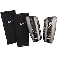 Aparatori fotbal Nike Mercurial Lite, Black/White, L