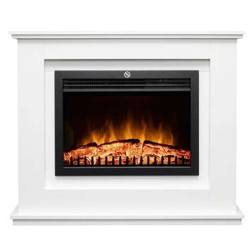 Semineu electric Home FKK 21, 2000 W, 2 trepte de putere, Telecomanda, Alb Semineu electric Home FKK 21, 2000 W, 2 trepte de putere, Telecomanda, Alb