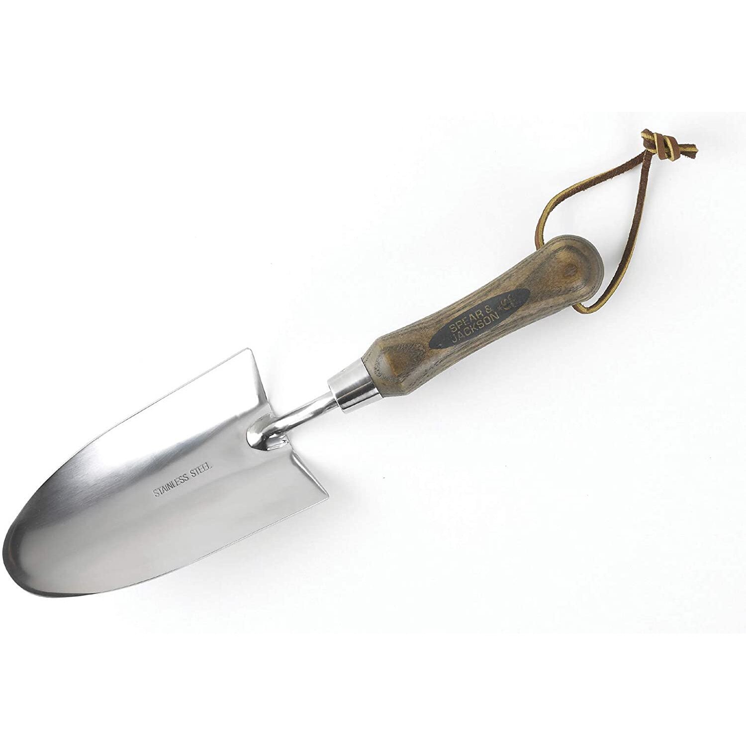 Plantator lat cu lama de inox, maner de lemn, Spear & Jackson Traditional Stainless