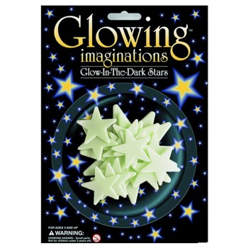 Set stelute fosforescente Bibilel pentru decorarea tavanului, 20 piese, BBL1670 Set stelute fosforescente Bibilel pentru decorarea tavanului, 20 piese, BBL1670