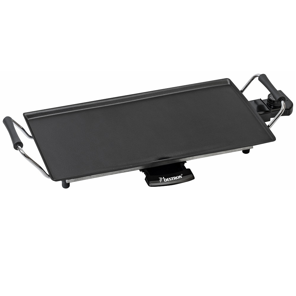 Gratar electric, Bestron, Suprafata antiaderenta, 2000W, Negru