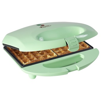 Aparat pentru wafe Bestron Sweet dreams ASW401, Acoperire anti-aderenta, 700 W, Design retro, Verde menta Aparat pentru wafe Bestron Sweet dreams ASW401, Acoperire anti-aderenta, 700 W, Design retro, Verde menta