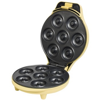 Aparat pentru gogosi Sweet Dreams, Bestron, Suprafata antiaderenta, 700 W, Galben Aparat pentru gogosi Sweet Dreams, Bestron, Suprafata antiaderenta, 700 W, Galben