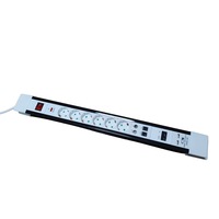 prelungitor electric footmark cu protectie la supratensiune usb si protectii lan tv telefon 6 prize cablu 3m protectie copii fir 3x15mm imagen 38_0_
0