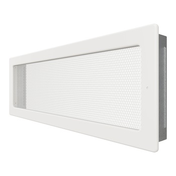 Grila ventilatie - convectie semineu 17x49cm Alba Grila ventilatie - convectie semineu 17x49cm Alba