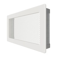 Grila ventilatie - convectie semineu 17x30cm Alba