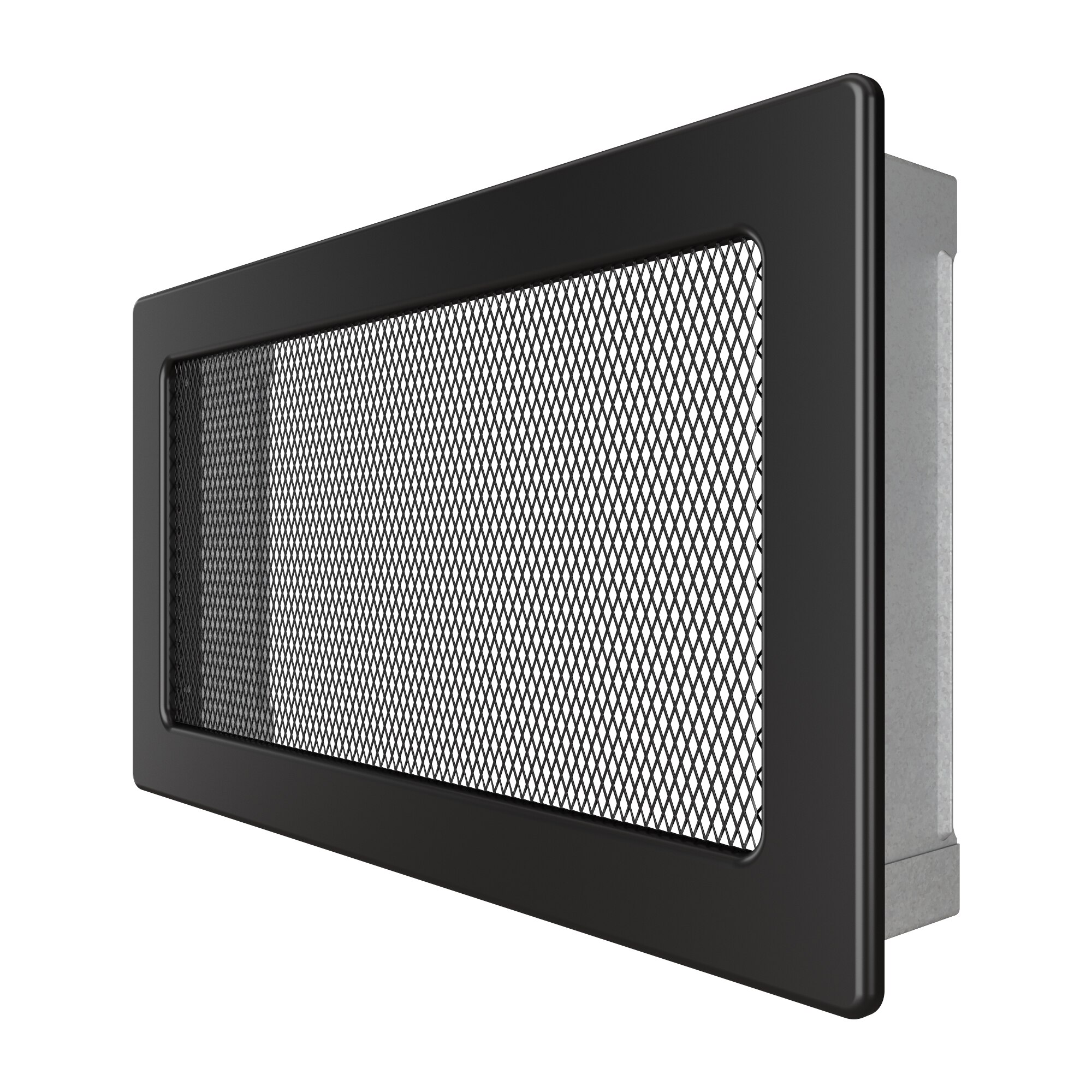 Grila ventilatie - convectie semineu 17x30cm Negru Fresh