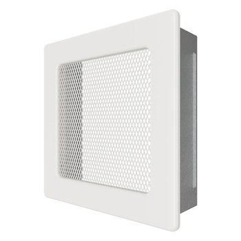 Grila ventilatie - convectie semineu 17x17 cm Alba Grila ventilatie - convectie semineu 17x17 cm Alba