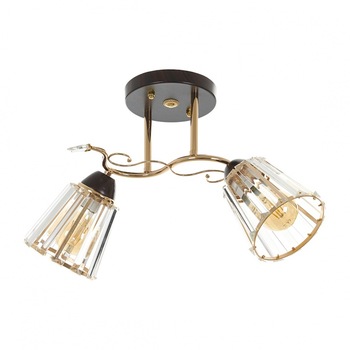 Lustra iris, auriu, 2xe27, 2189/2 gd Lustra iris, auriu, 2xe27, 2189/2 gd