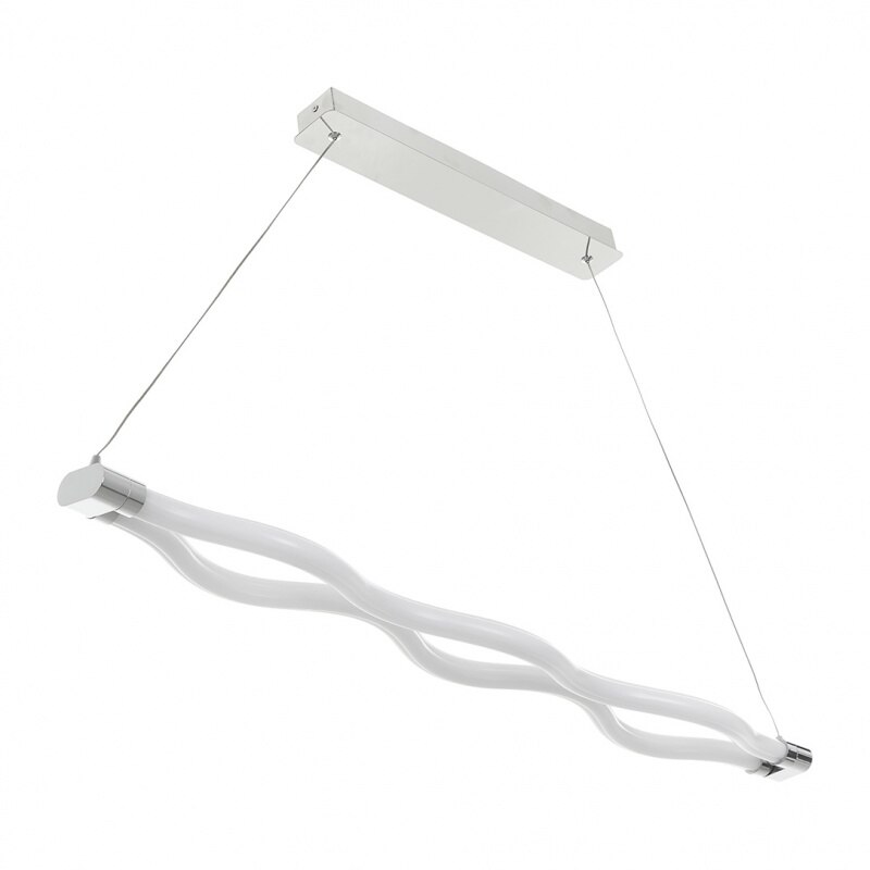 Lustra basset, alb, led 40w, 4000k, 2232