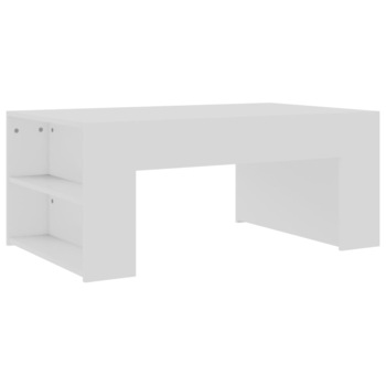 Masuta de cafea vidaXL, PAL, 100 x 60 x 42 cm, Alb Masuta de cafea vidaXL, PAL, 100 x 60 x 42 cm, Alb