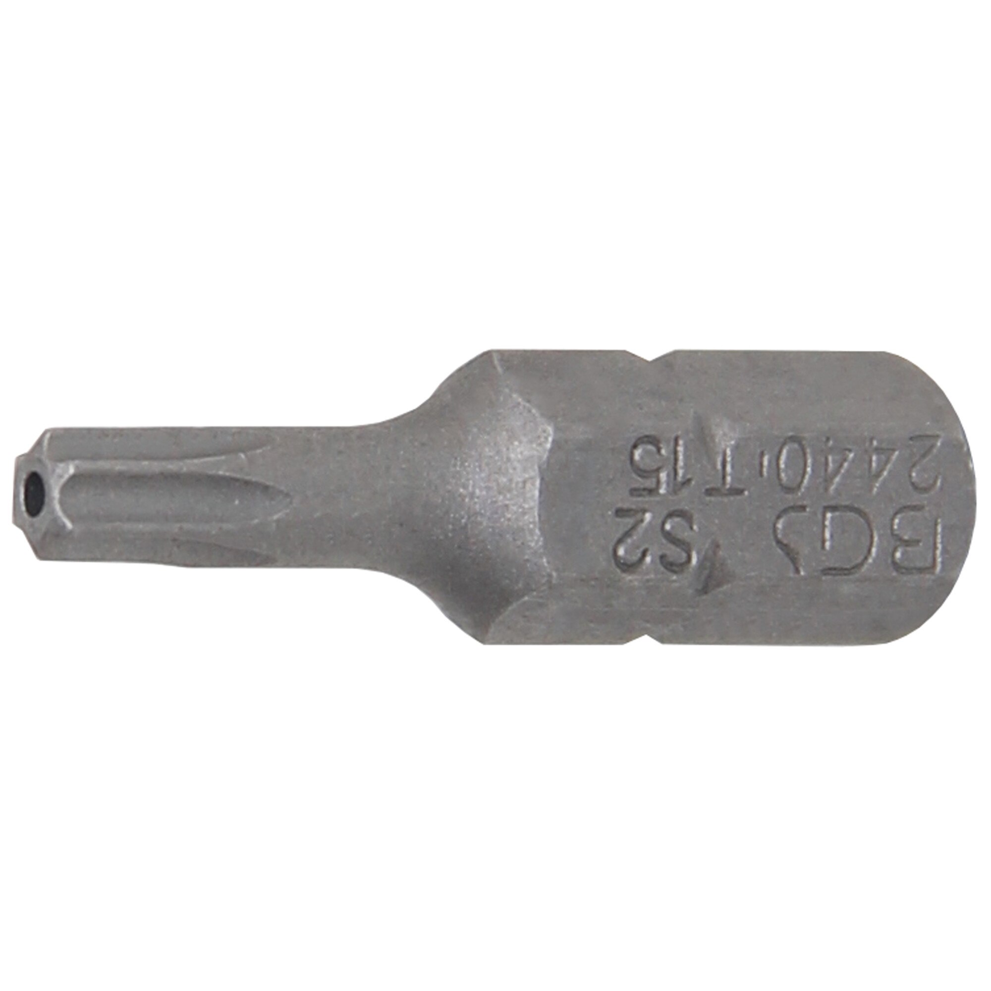 Bit Torx T15 cu gaura de securizare, antrenare 1/4